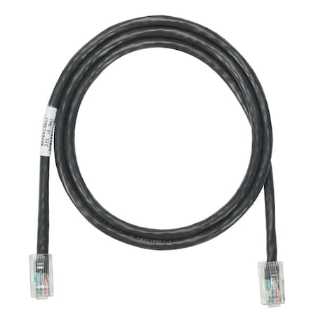 Panduit Copper Patch Cord, Category 5E, Black (10 Pack), 10PK NK5EPC7BLY